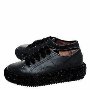 Marco De Vincenzo Leather braided shoes sneakers 39